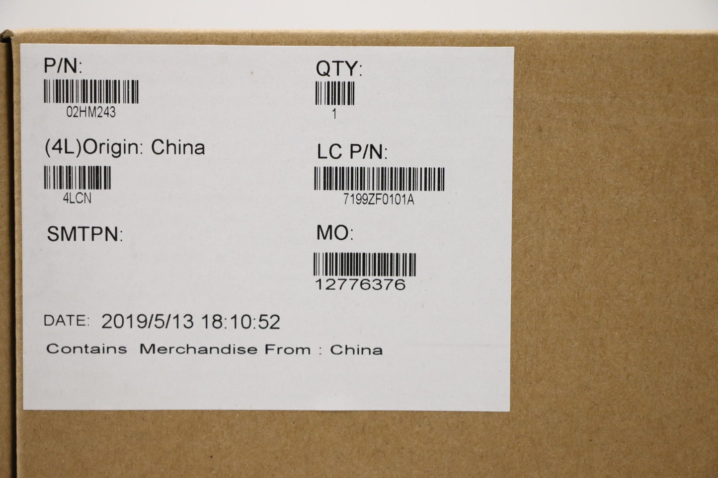 Lenovo Ft491 Log Up Assy W/Bl Kb Blk - 02HM243