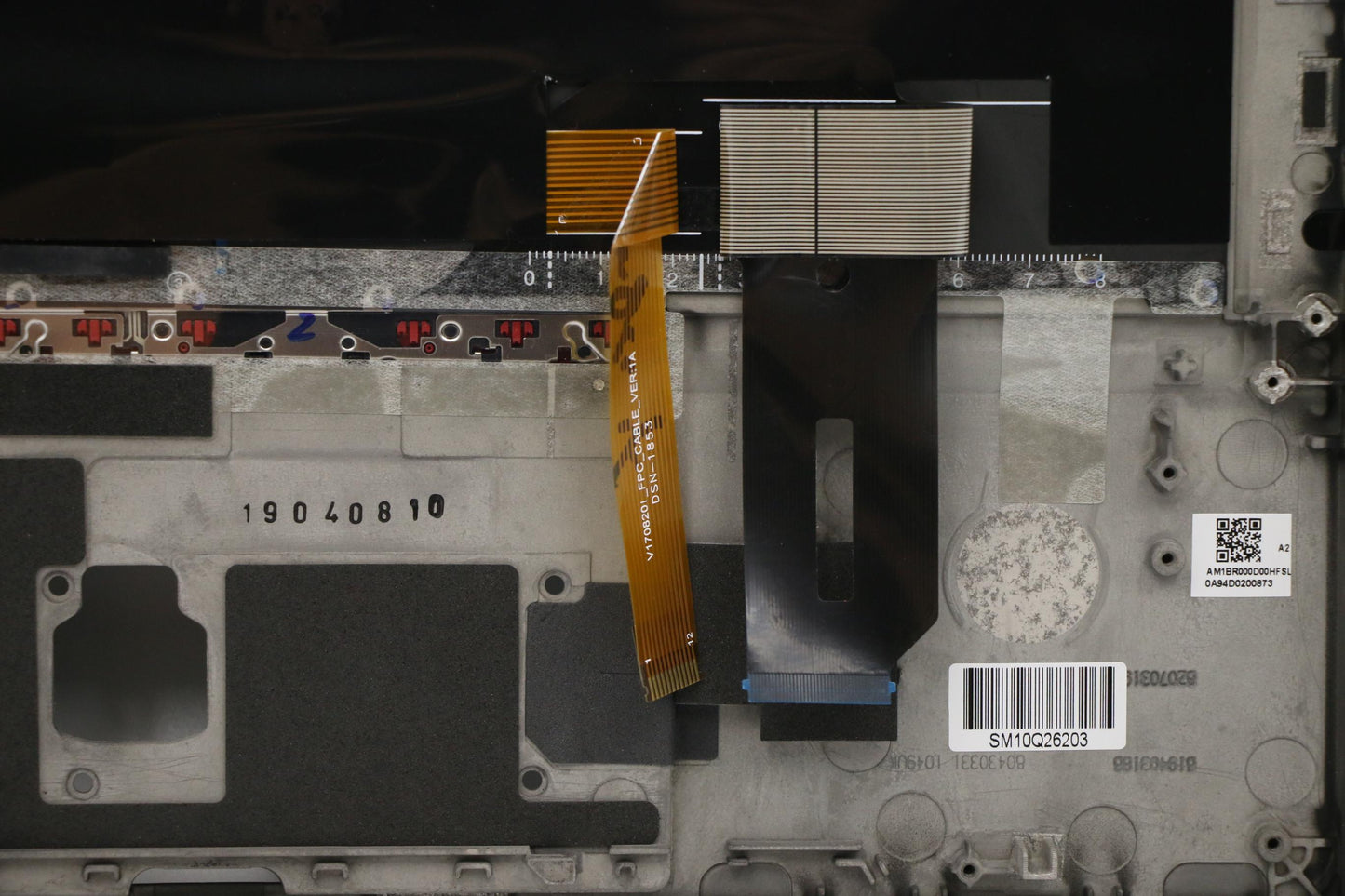 Lenovo Ft491 Log Up Assy W/Bl Kb Blk - 02HM243
