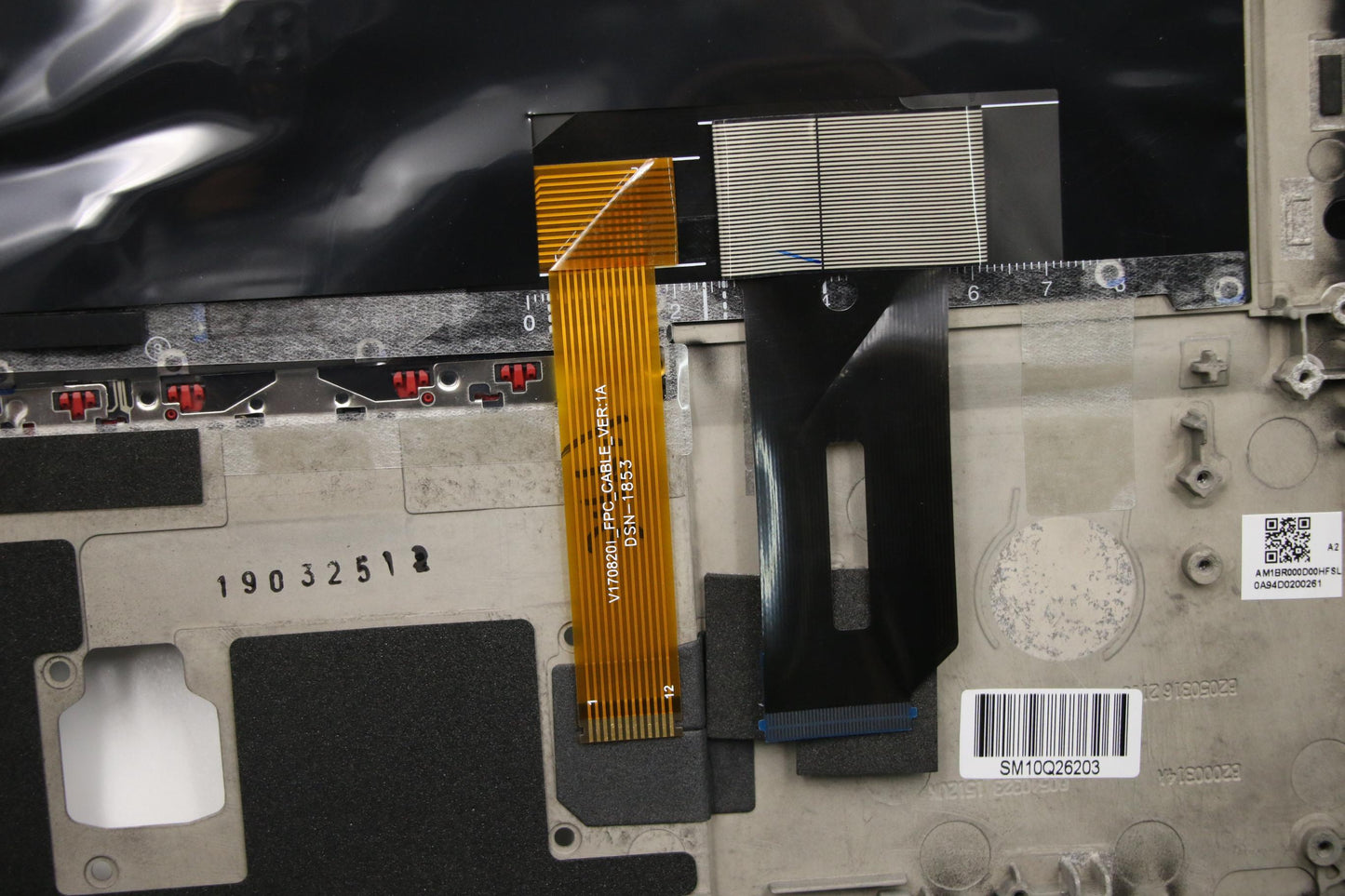 Lenovo Ft491 Log Up Assy W/Bl Kb Blk - 02HM249