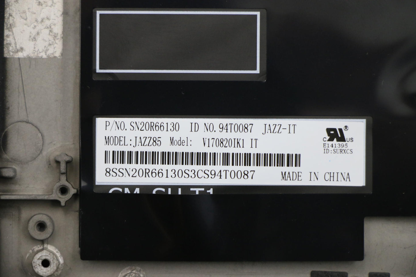 Lenovo Ft491 Log Up Assy W/Bl Kb Blk - 02HM255