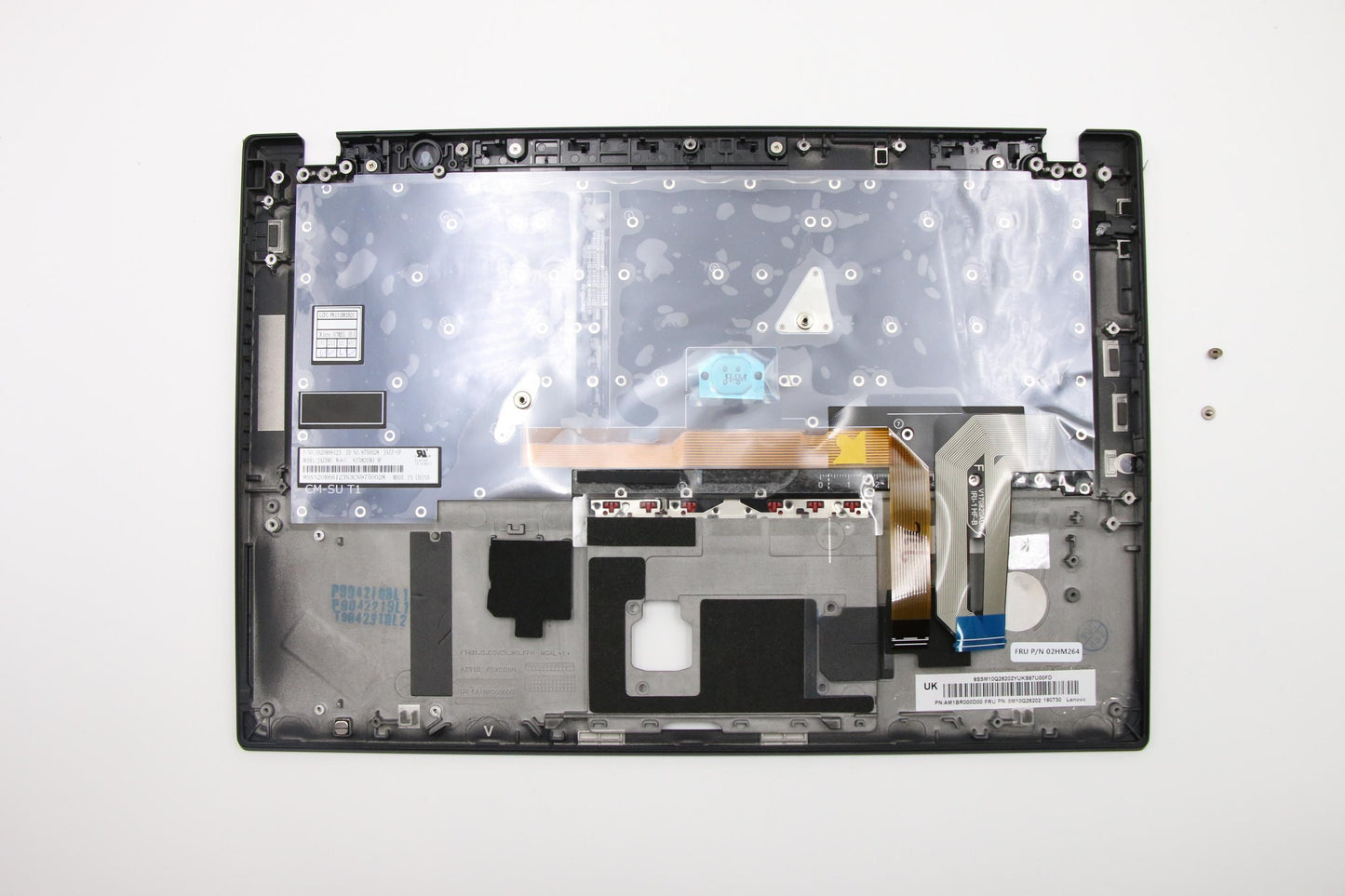 Lenovo Ft491 Log Up Assy W/Bl Kb Blk - 02HM264