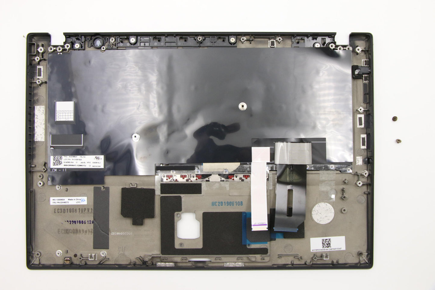 Lenovo Ft491 Log Up Assy W/Blkbfprblk - 02HM273