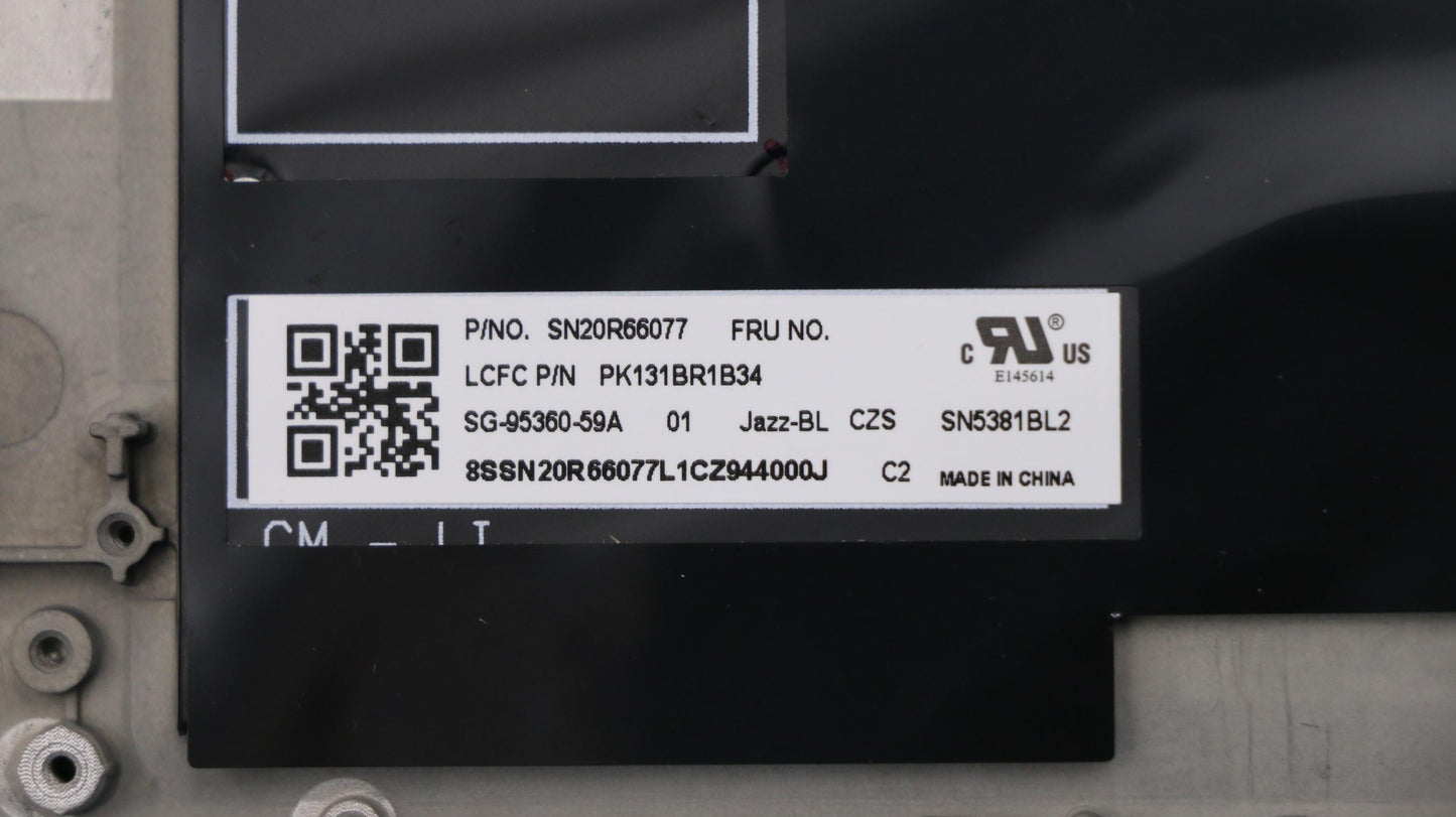 Lenovo Ft491 Log Up Assy W/Blkbfprblk - 02HM278