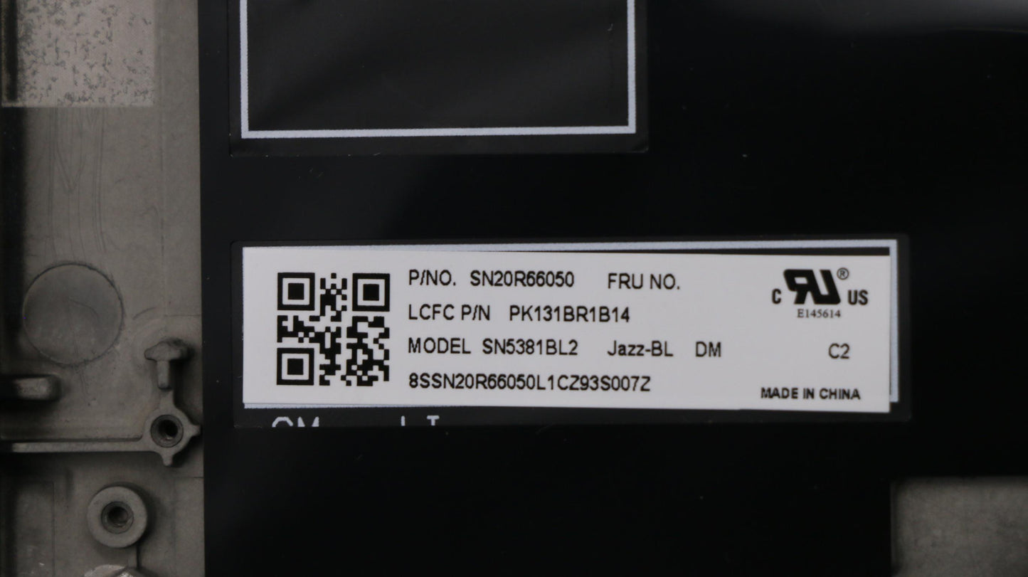 Lenovo Ft491 Log Up Assy W/Blkbfprblk - 02HM279