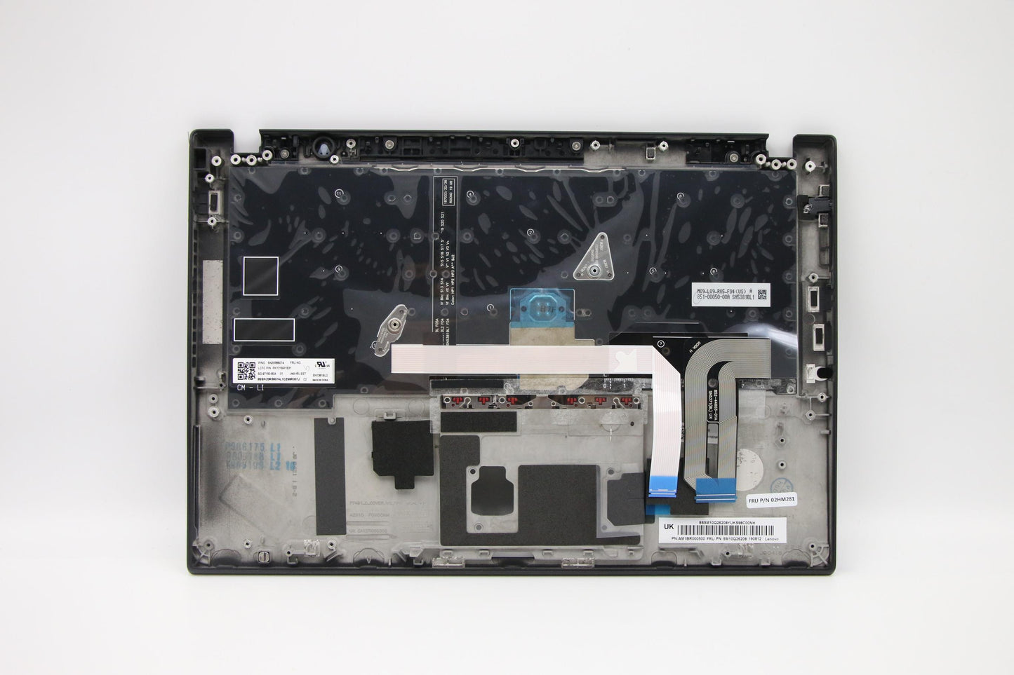 Lenovo Ft491 Log Up Assy W/Blkbfprblk - 02HM281
