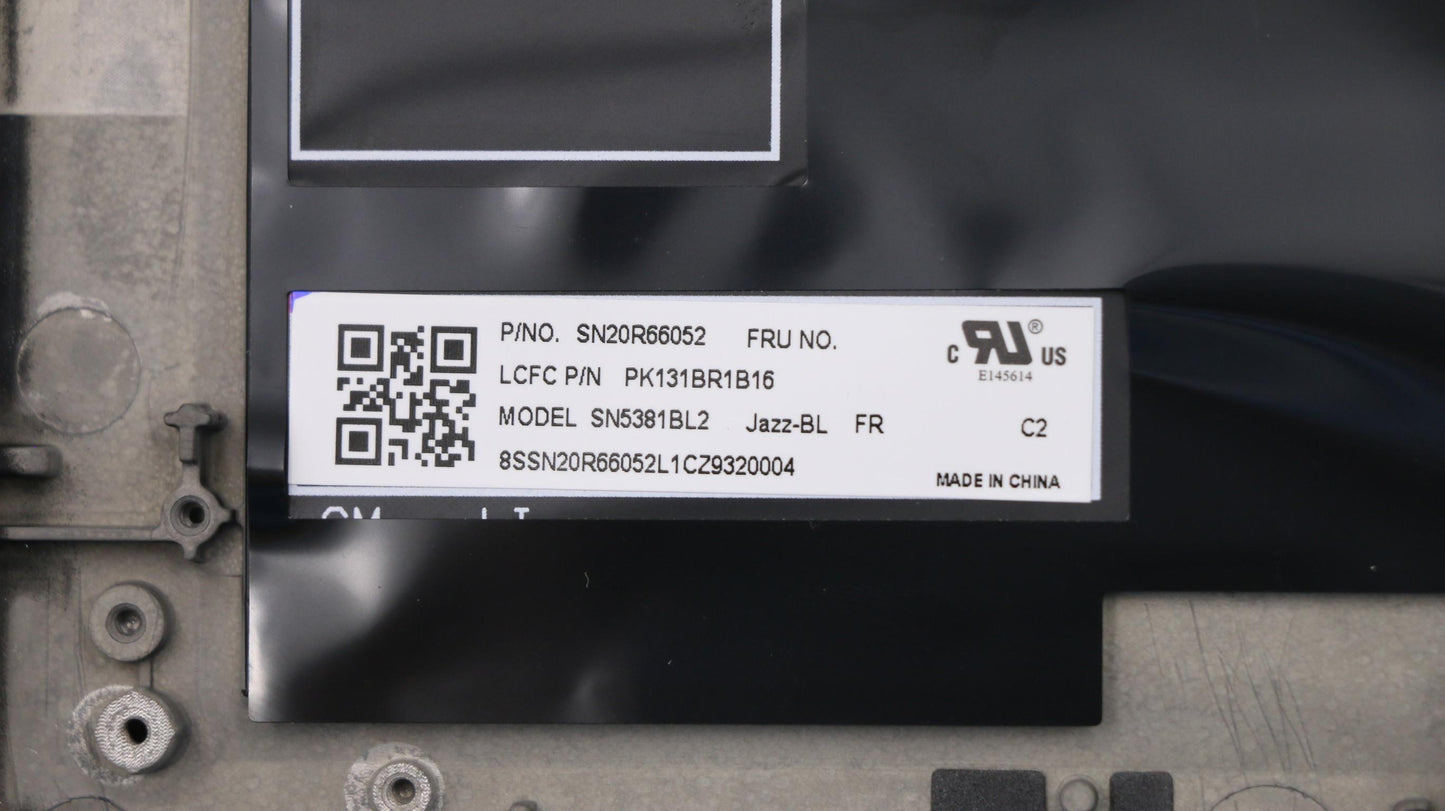 Lenovo Ft491 Log Up Assy W/Blkbfprblk - 02HM283