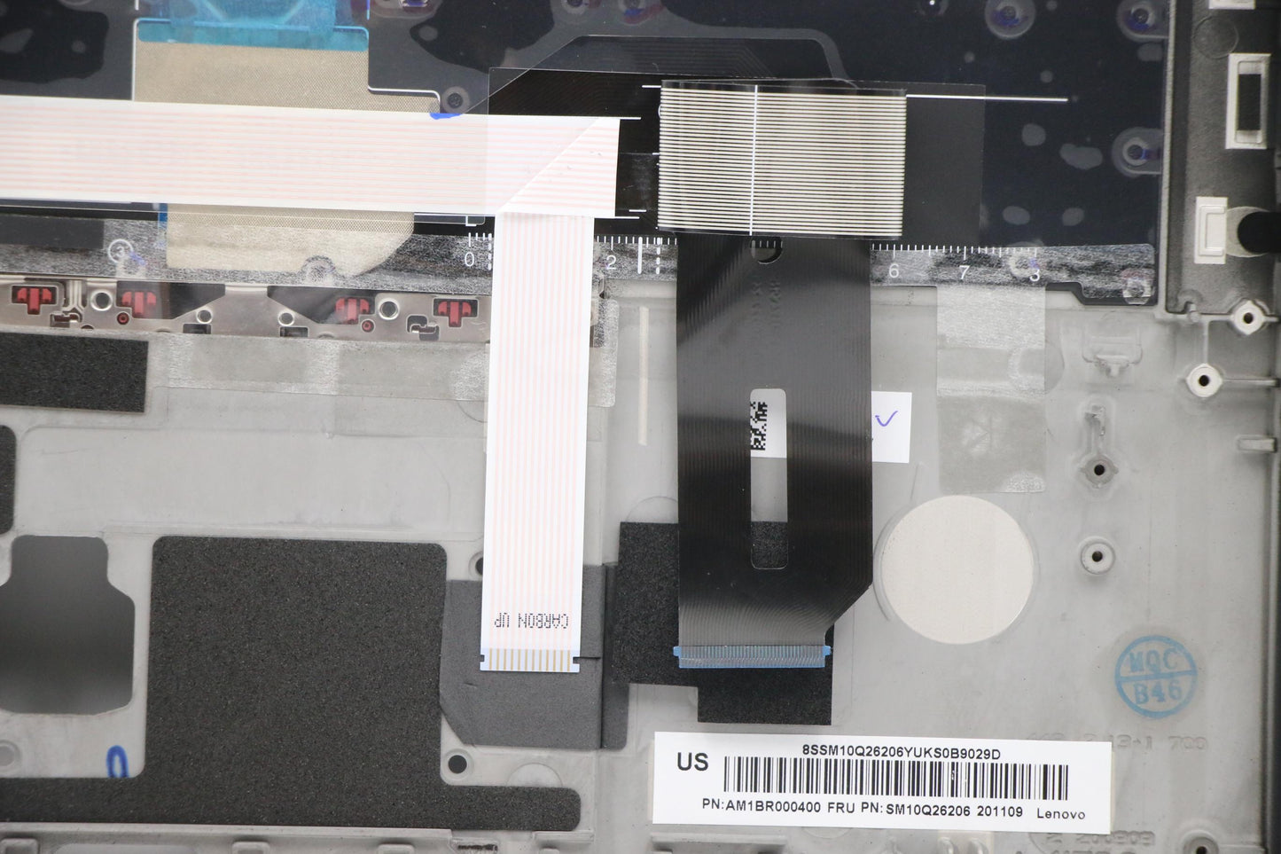 Lenovo Ft491 Log Up Assy W/Blkbfprblk - 02HM287