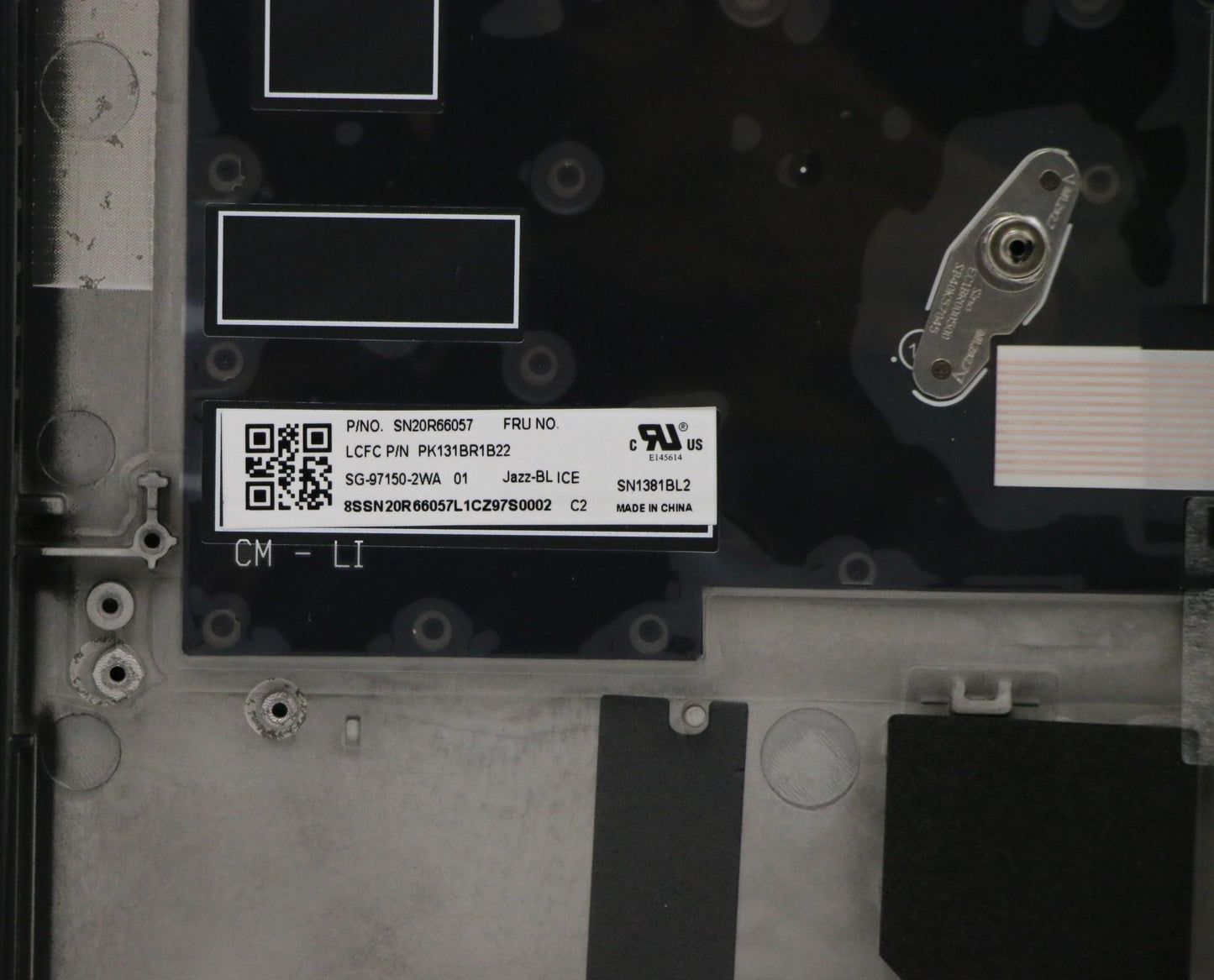 Lenovo Ft491 Log Up Assy W/Blkbfprblk - 02HM289