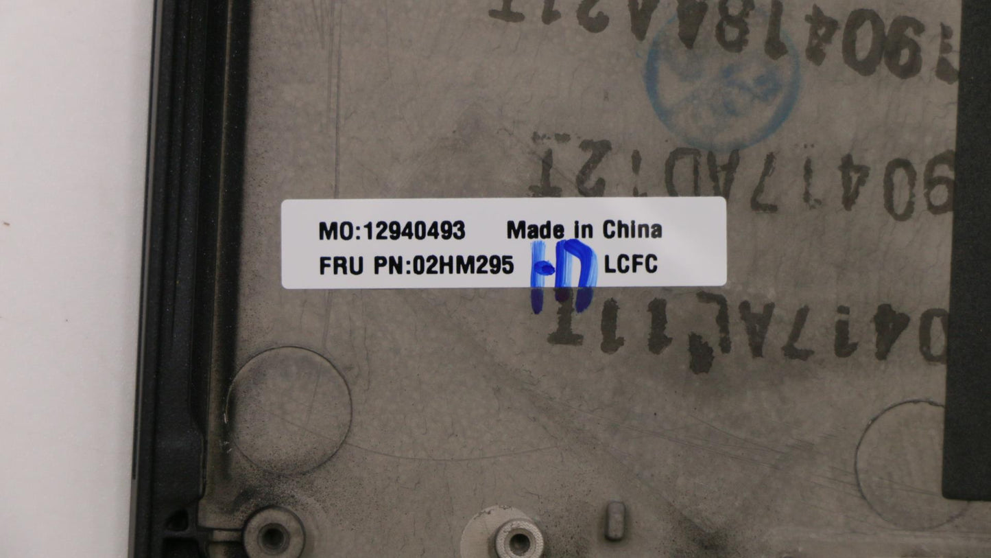 Lenovo Ft491 Log Up Assy W/Blkbfprblk - 02HM295