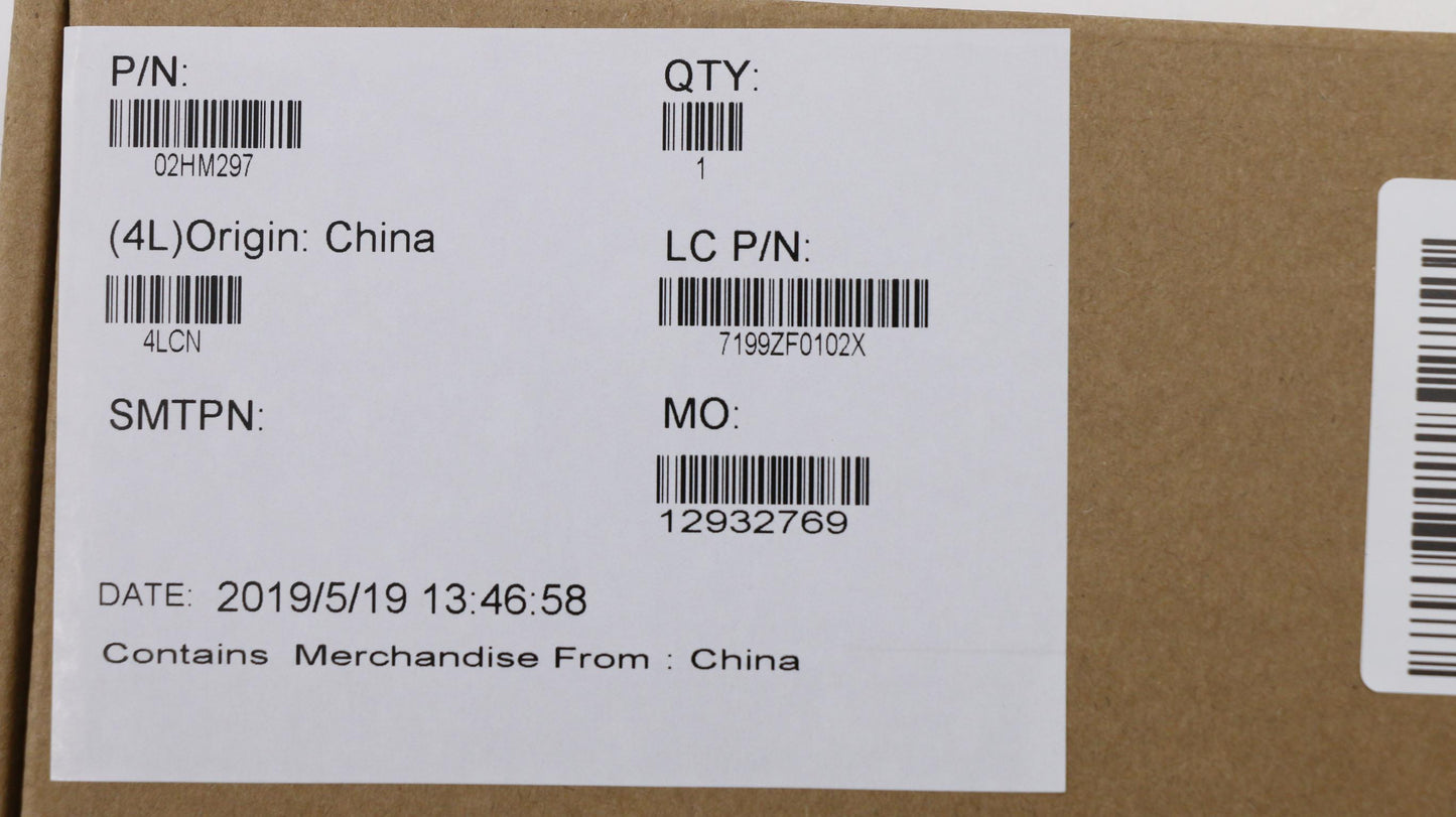 Lenovo Ft491 Log Up Assy W/Blkbfprblk - 02HM297