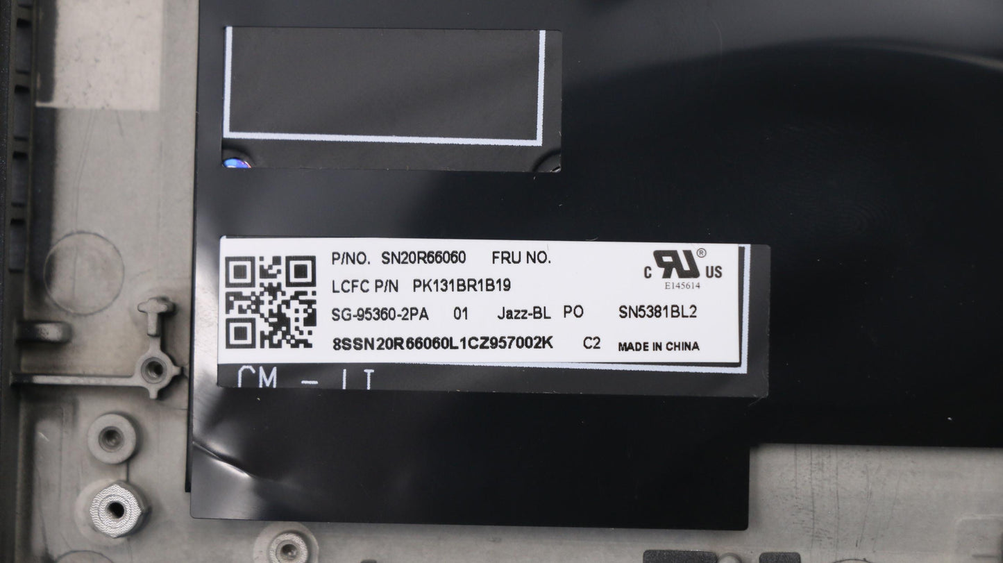Lenovo Ft491 Log Up Assy W/Blkbfprblk - 02HM297