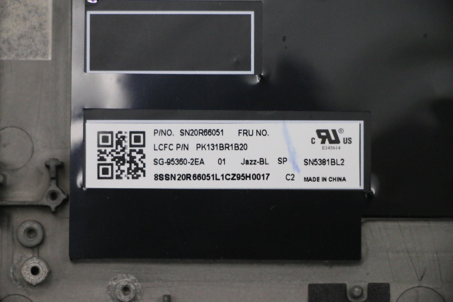 Lenovo Ft491 Log Up Assy W/Blkbfprblk - 02HM300