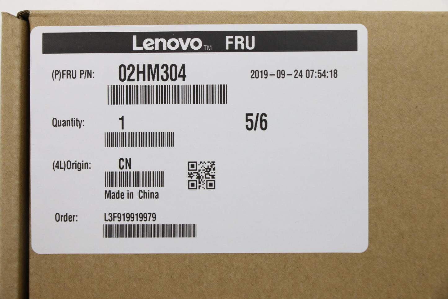 Lenovo Ft491 Log Up Assy W/Blkbfprblk - 02HM304
