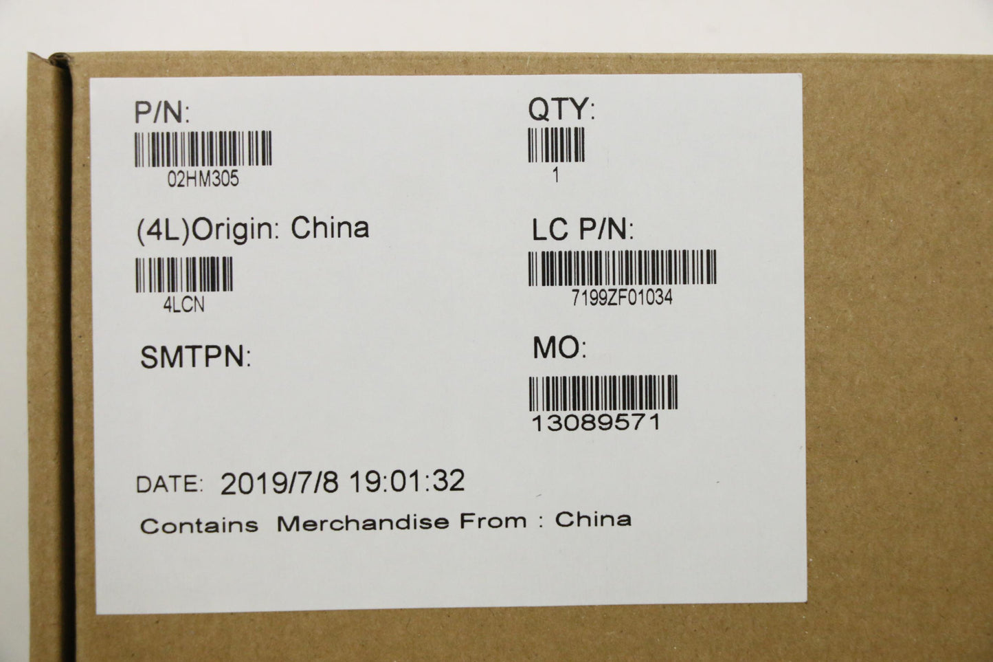Lenovo Ft491 Log Up Assy W/Blkbfprblk - 02HM305