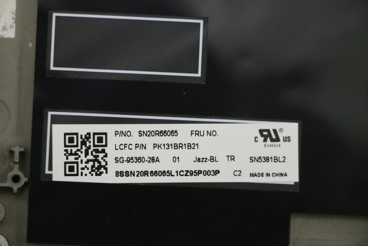 Lenovo Ft491 Log Up Assy W/Blkbfprblk - 02HM305