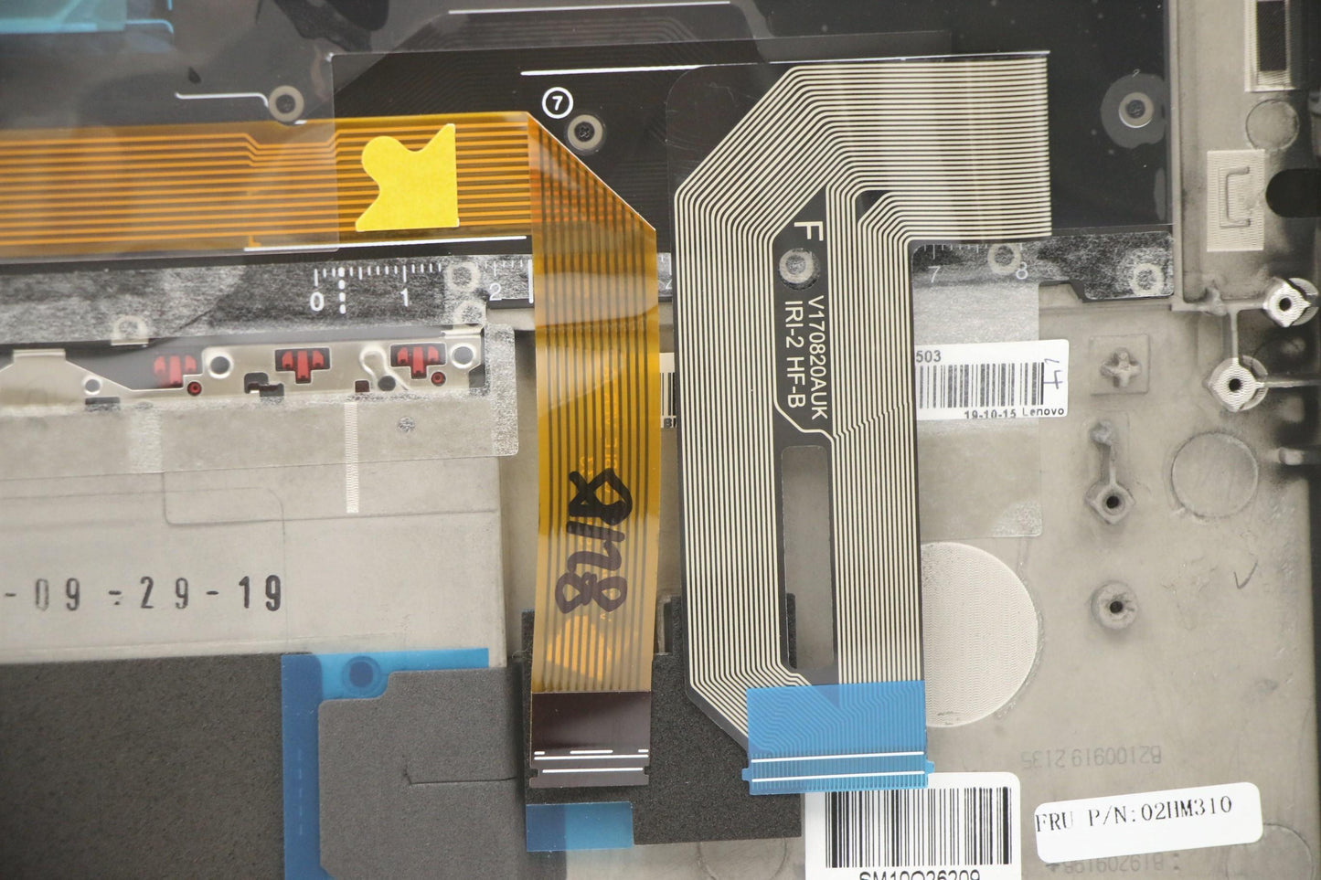 Lenovo Ft491 Log Up Assy W/Blkbfprblk - 02HM310