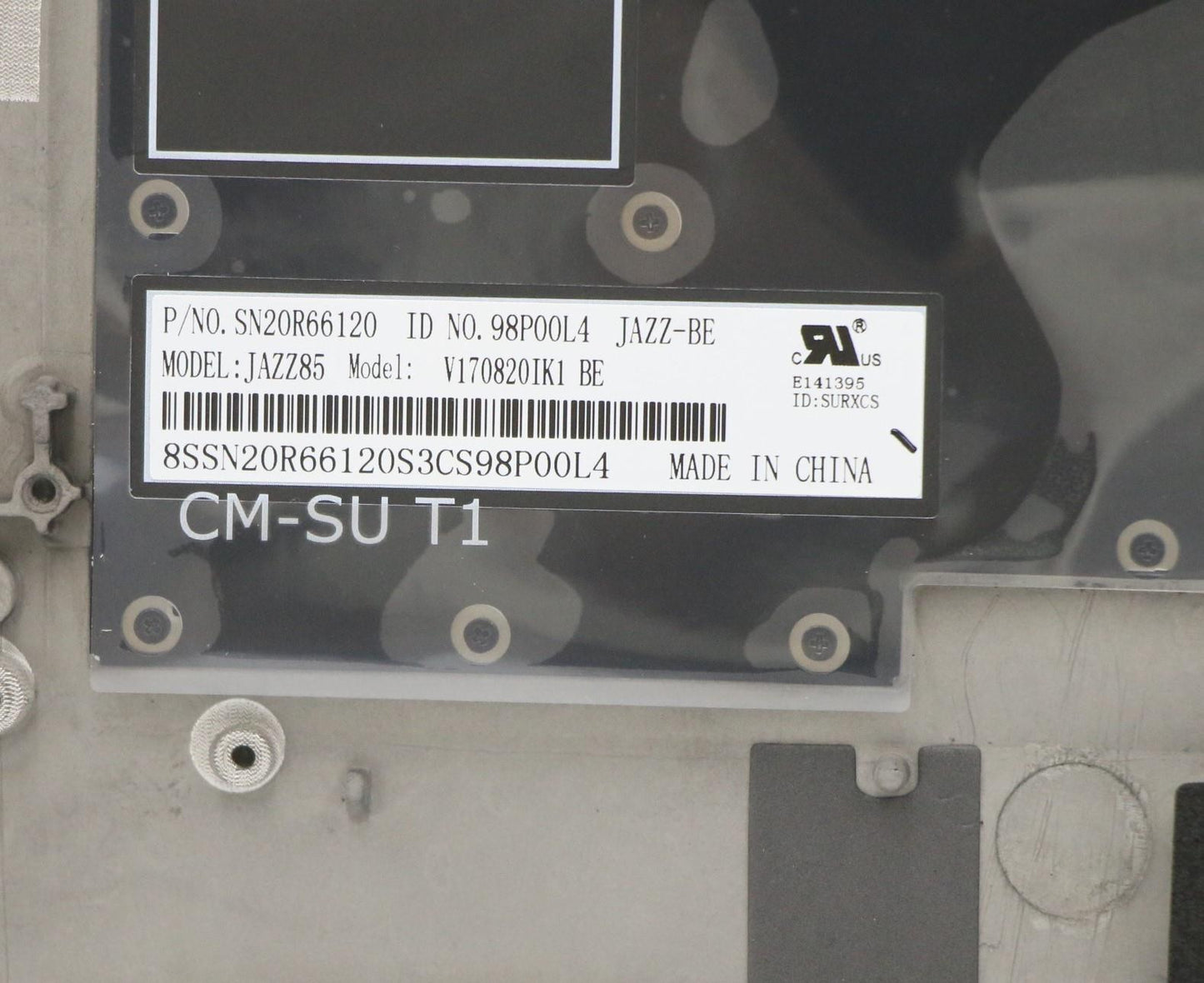 Lenovo Ft491 Log Up Assy W/Blkbfprblk - 02HM310