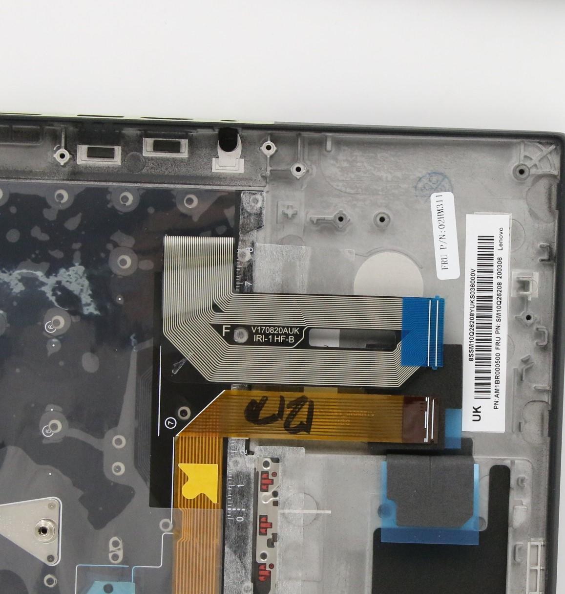 Lenovo Ft491 Log Up Assy W/Blkbfprblk - 02HM311