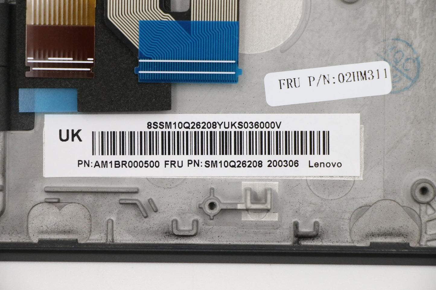 Lenovo Ft491 Log Up Assy W/Blkbfprblk - 02HM311