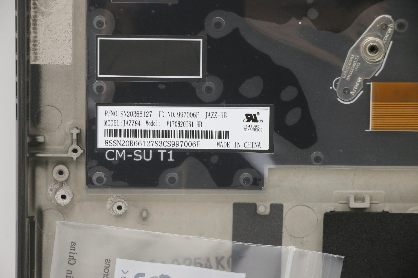 Lenovo Ft491 Log Up Assy W/Blkbfprblk - 02HM323