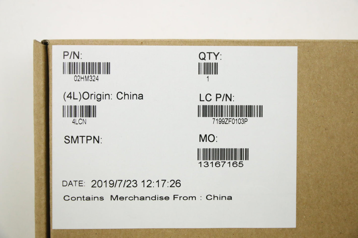 Lenovo Ft491 Log Up Assy W/Blkbfprblk - 02HM324
