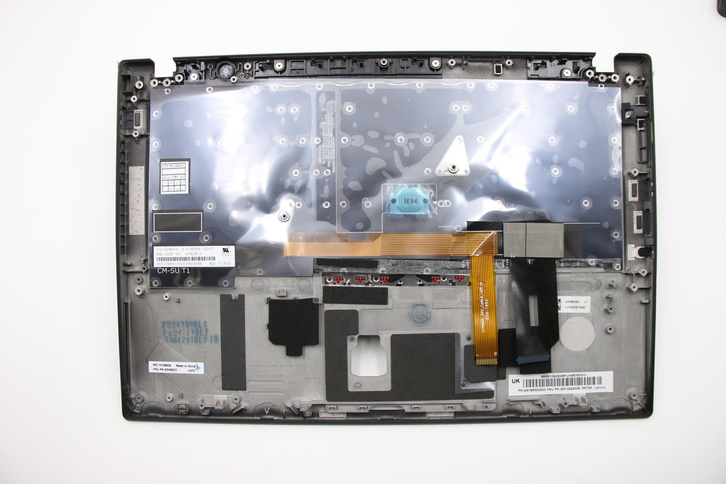 Lenovo Ft491 Log Up Assy W/Blkbfprblk - 02HM327