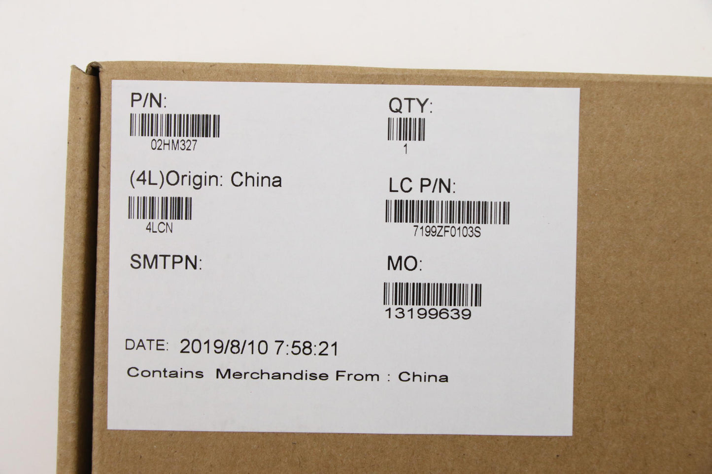Lenovo Ft491 Log Up Assy W/Blkbfprblk - 02HM327