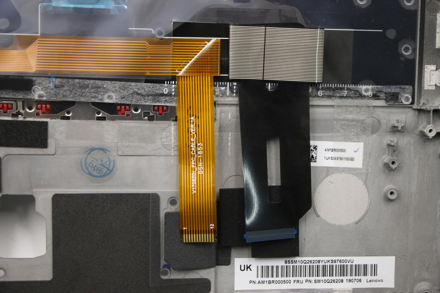 Lenovo Ft491 Log Up Assy W/Blkbfprblk - 02HM327