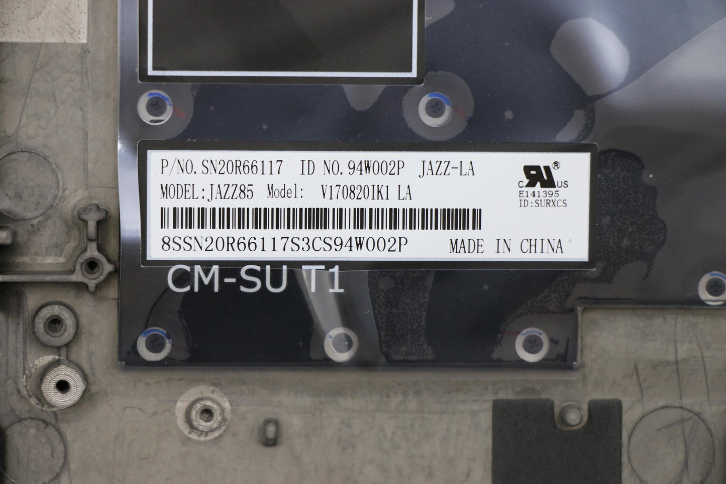Lenovo Ft491 Log Up Assy W/Blkbfprblk - 02HM330