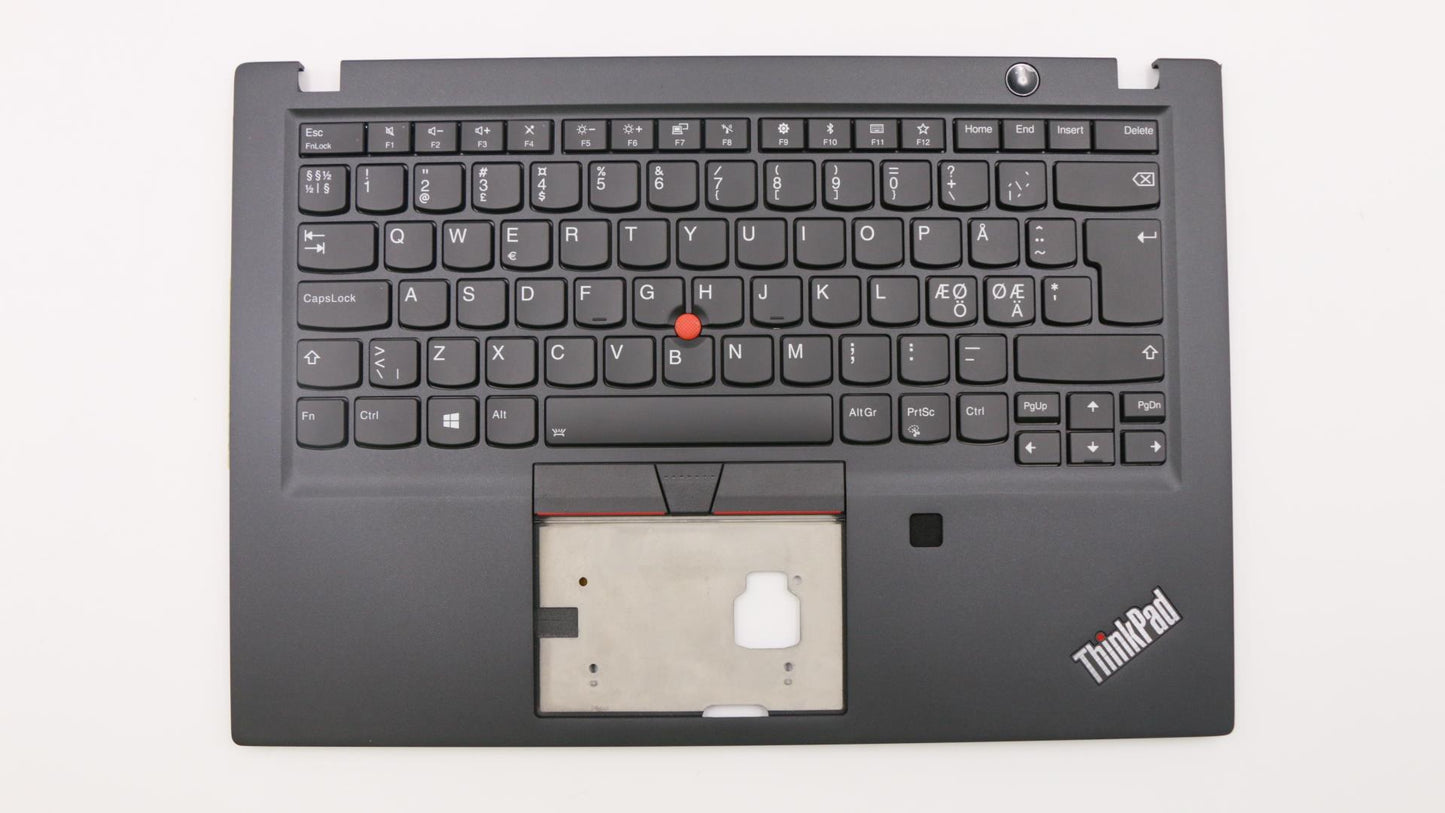 Lenovo Ft491 Log Up Assy W/Blkbfprblk - 02HM332