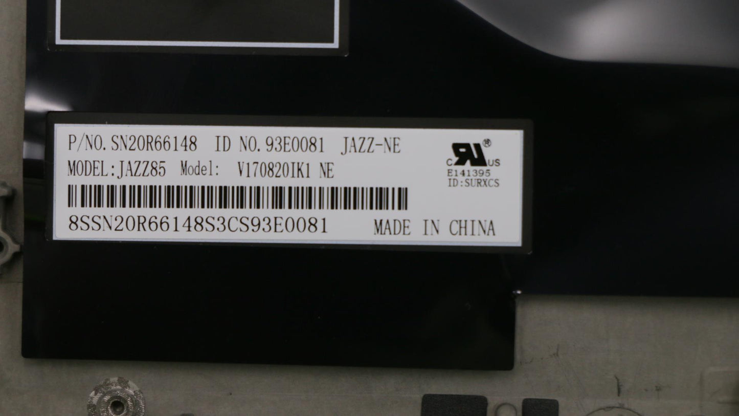 Lenovo Ft491 Log Up Assy W/Blkbfprblk - 02HM332