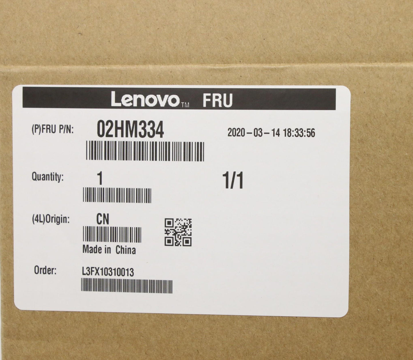 Lenovo Ft491 Log Up Assy W/Blkbfprblk - 02HM334