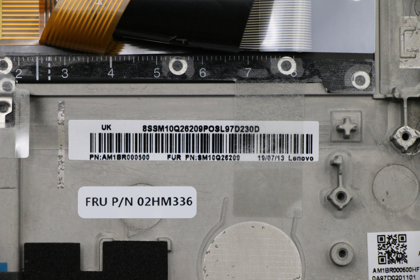 Lenovo Ft491 Log Up Assy W/Blkbfprblk - 02HM336