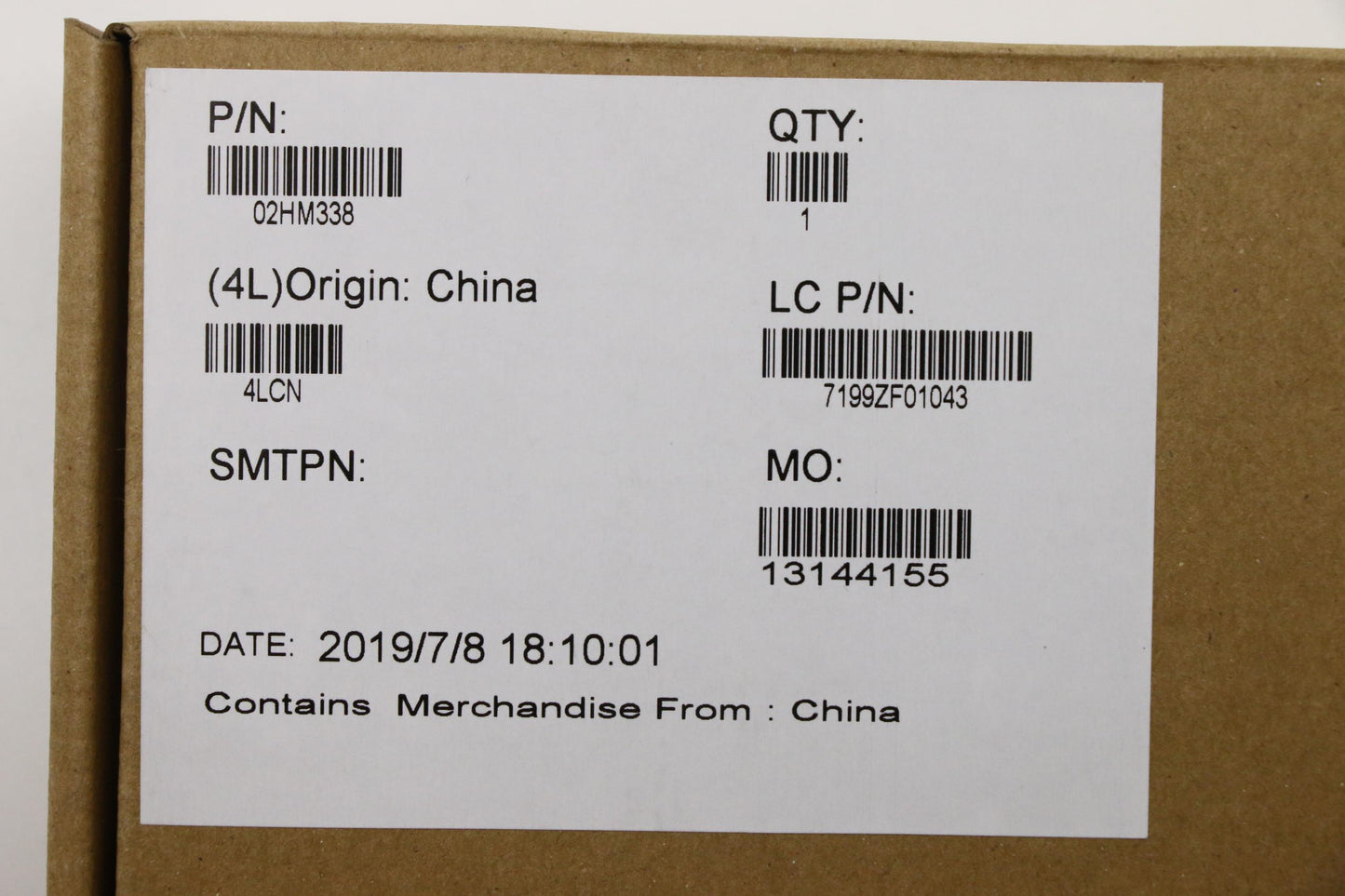 Lenovo Ft491 Log Up Assy W/Blkbfprblk - 02HM338