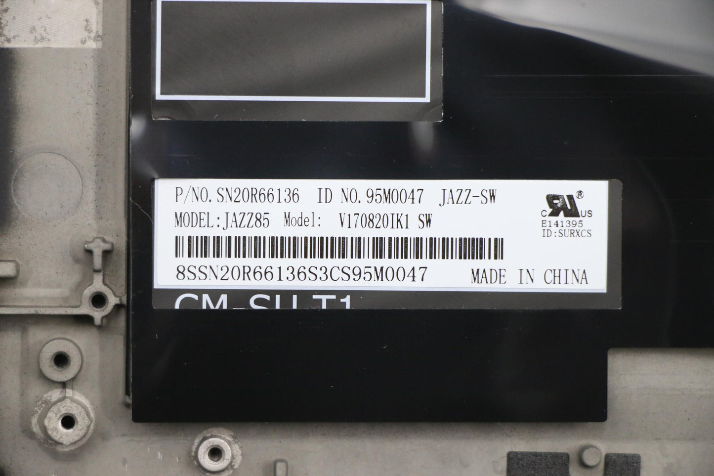 Lenovo Ft491 Log Up Assy W/Blkbfprblk - 02HM338