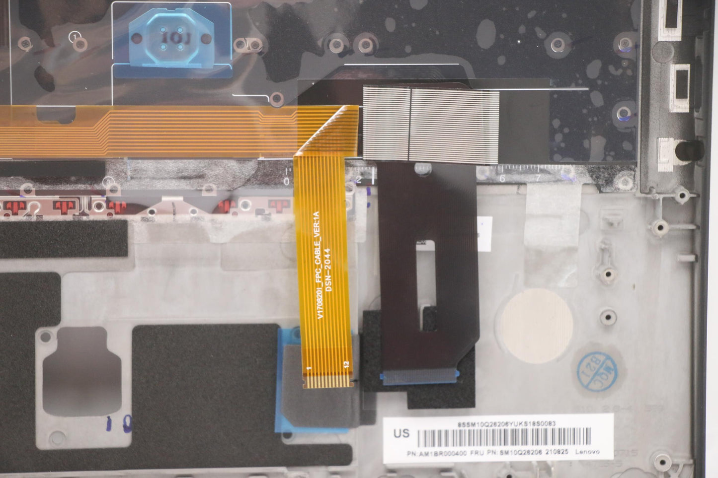 Lenovo Ft491 Log Up Assy W/Blkbfprblk - 02HM339