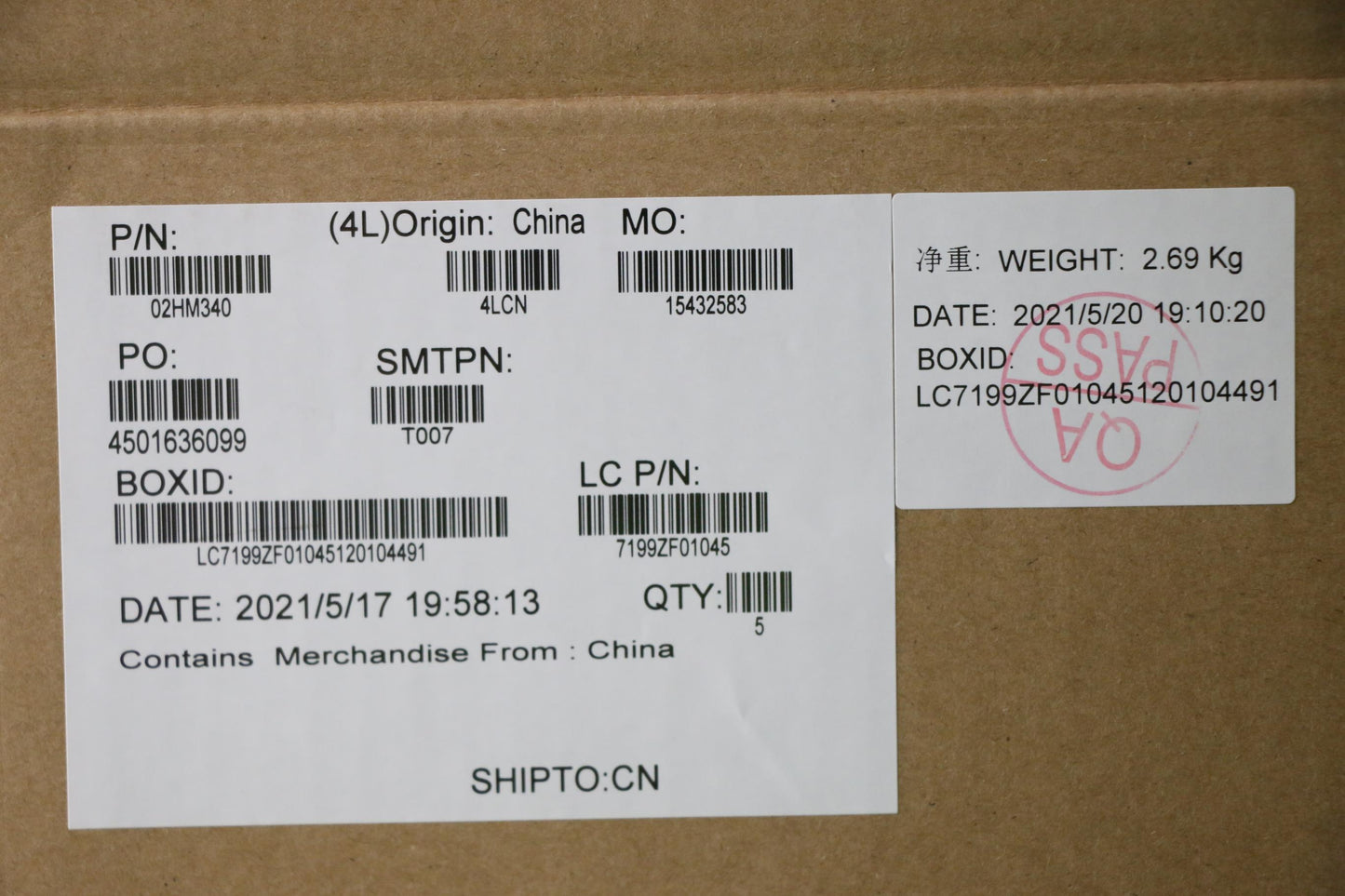 Lenovo Ft491 Log Up Assy W/Blkbfprblk - 02HM340