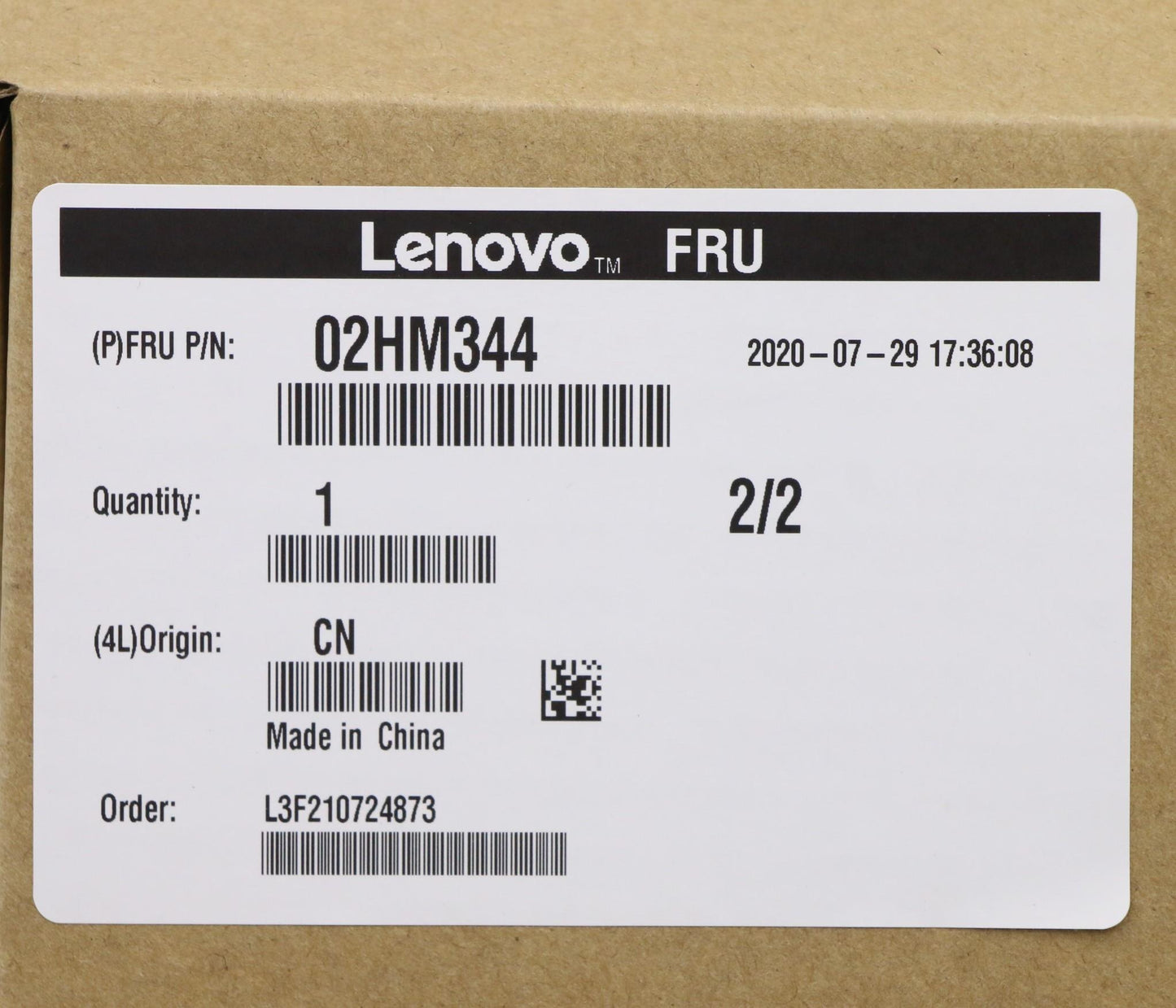 Lenovo Ft491 Log Up Assy W/Blkb Fpr S - 02HM344