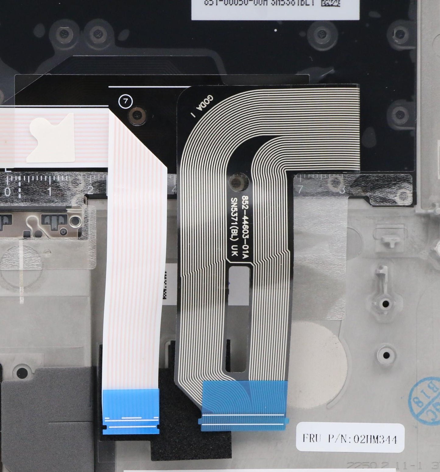 Lenovo Ft491 Log Up Assy W/Blkb Fpr S - 02HM344