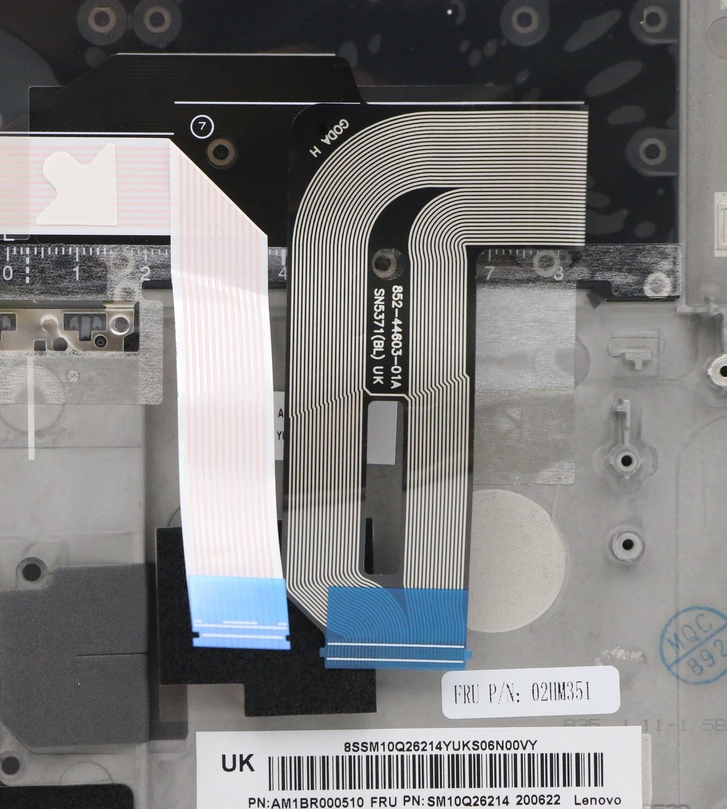 Lenovo Ft491 Log Up Assy W/Blkbfprslv - 02HM351