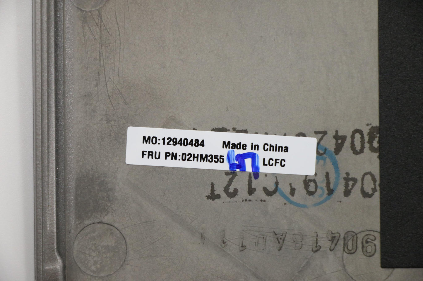 Lenovo Ft491 Log Up Assy W/Blkbfprslv - 02HM355