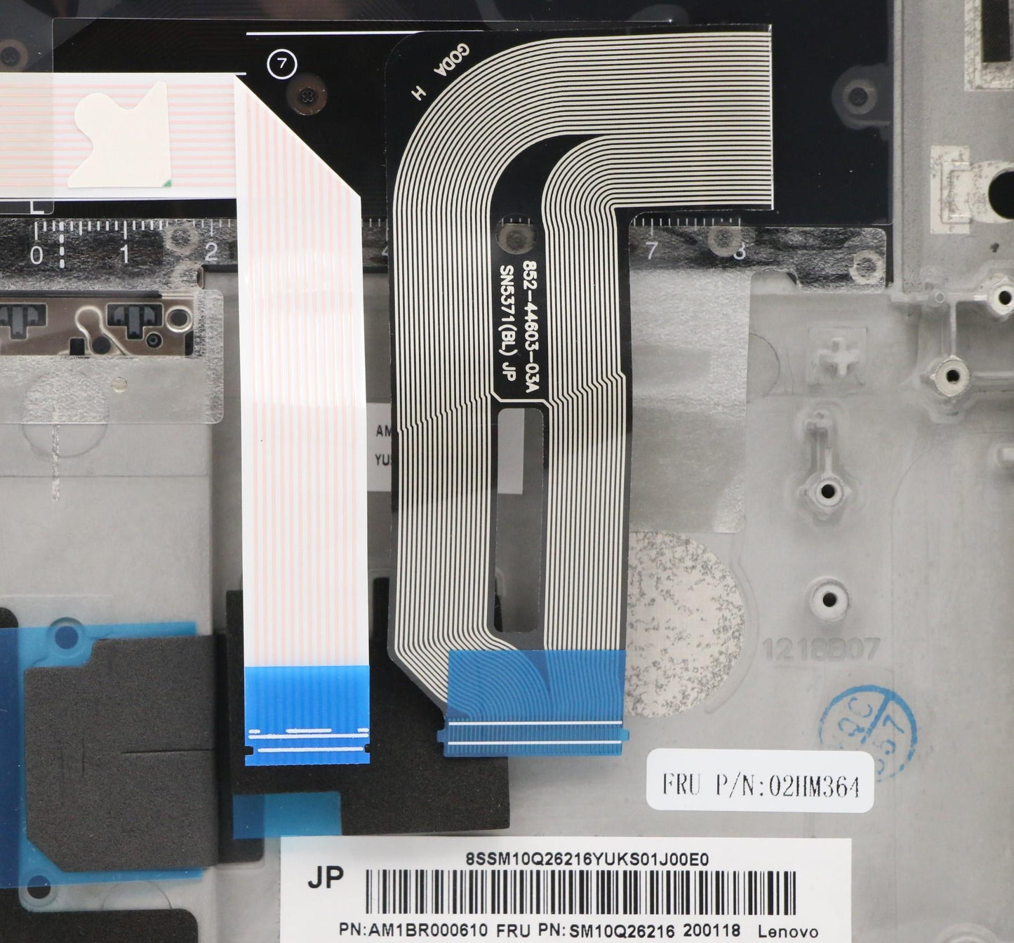 Lenovo Ft491 Log Up Assy W/Blkbfprslv - 02HM364