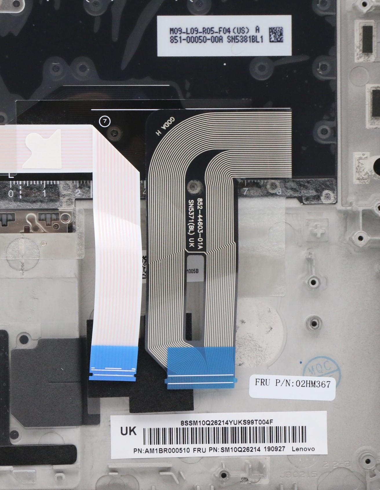 Lenovo Ft491 Log Up Assy W/Blkbfprslv - 02HM367