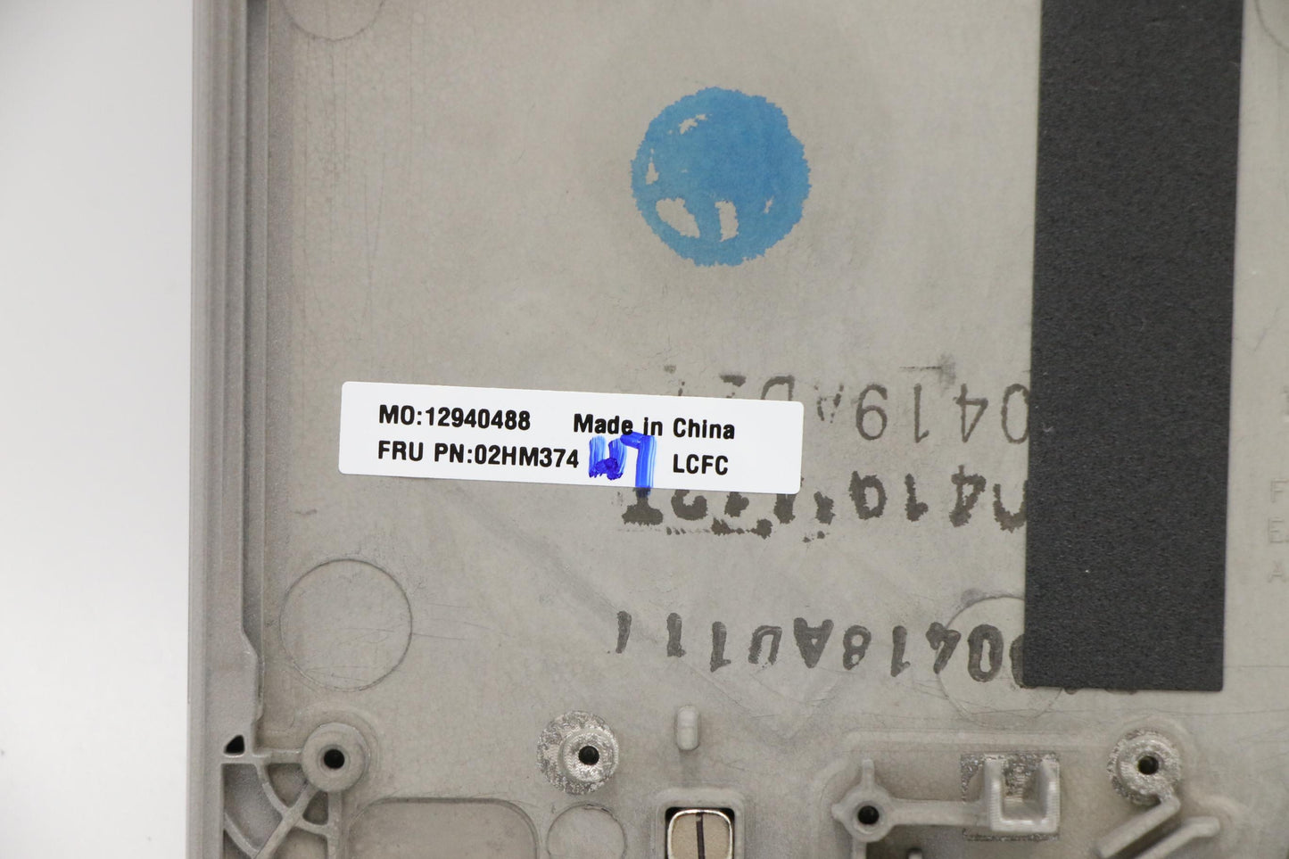 Lenovo Ft491 Log Up Assy W/Blkbfprslv - 02HM374