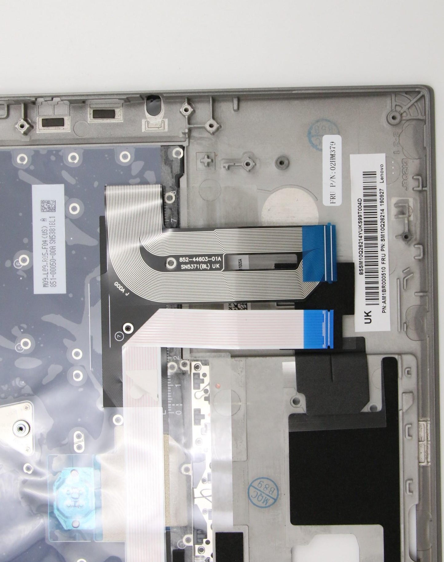 Lenovo Ft491 Log Up Assy W/Blkbfprslv - 02HM379