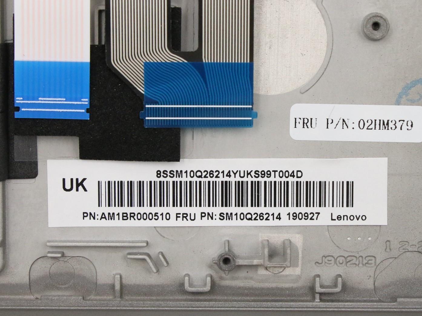 Lenovo Ft491 Log Up Assy W/Blkbfprslv - 02HM379