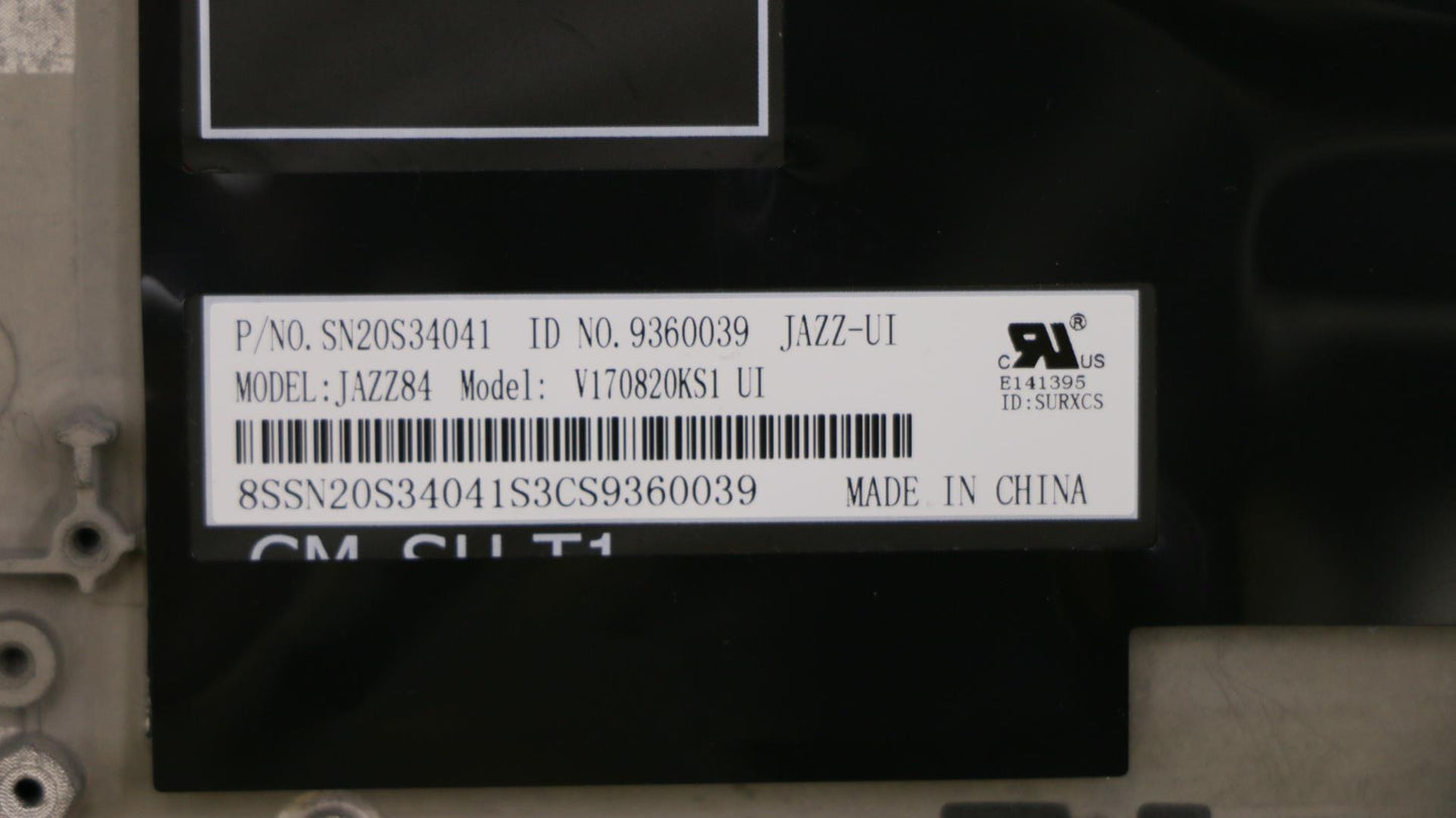 Lenovo Ft491 Log Up Assy W/Blkbfprslv - 02HM390