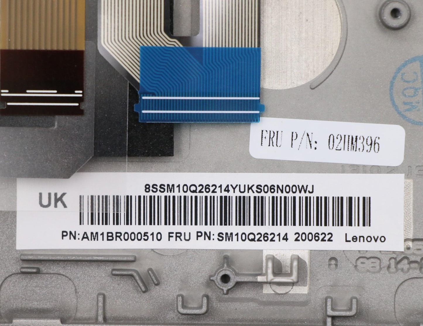 Lenovo Ft491 Log Up Assy W/Blkbfprslv - 02HM396