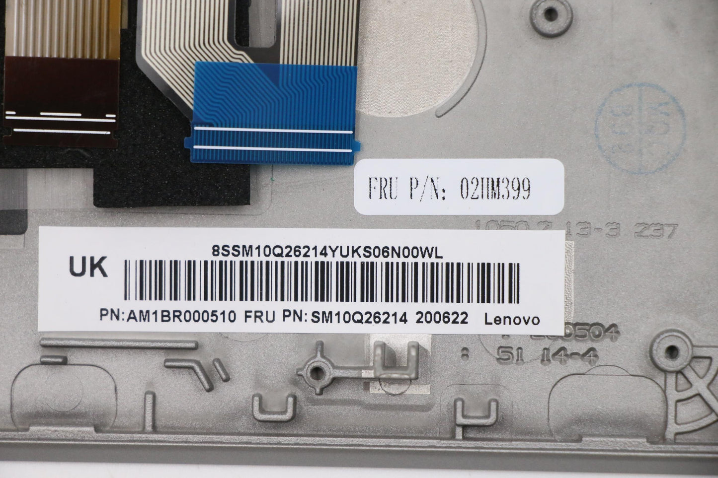 Lenovo Ft491 Log Up Assy W/Blkbfprslv - 02HM399