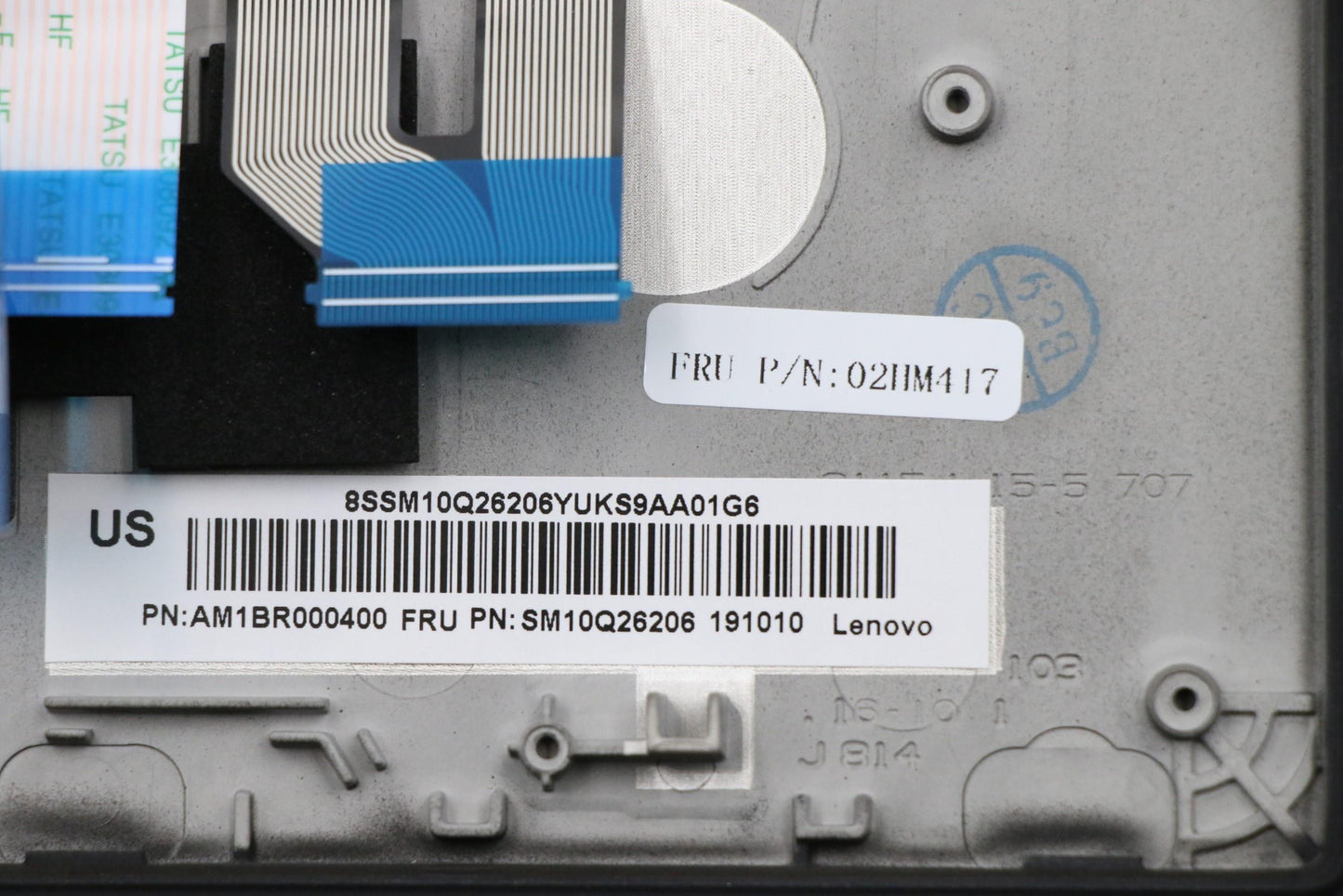 Lenovo Ft491 Log Up Assy W/Nblkbfprbl - 02HM417